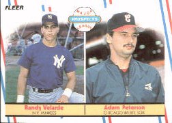 1988 Fleer Baseball Cards       646     Adam Peterson/Randy Velarde RC